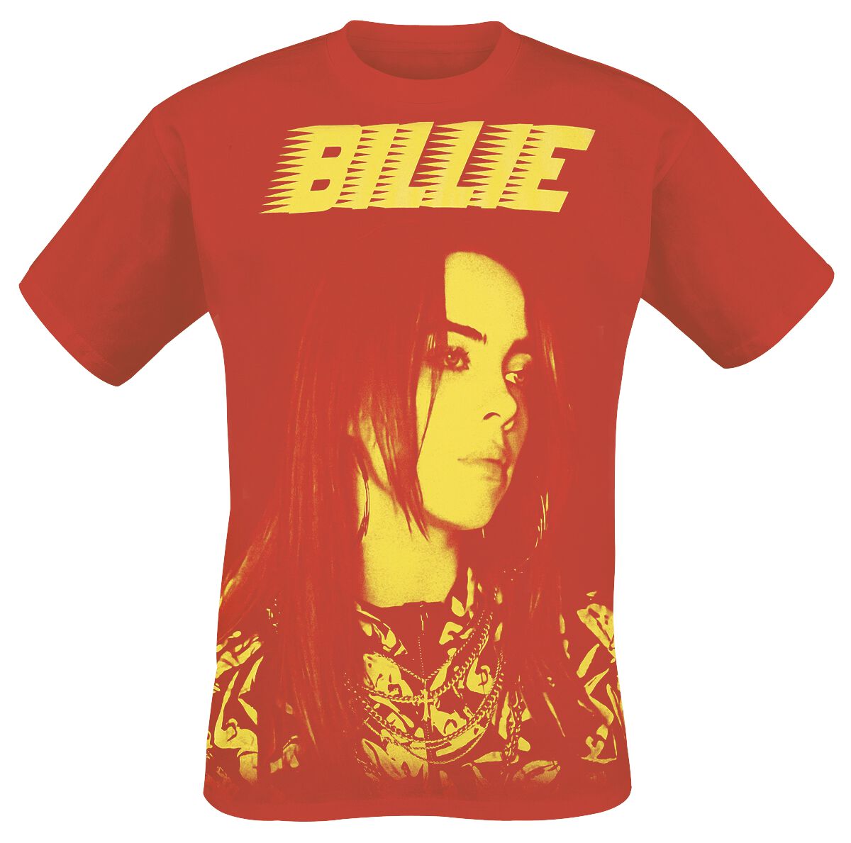 Racer T-Shirt rot von Eilish Billie