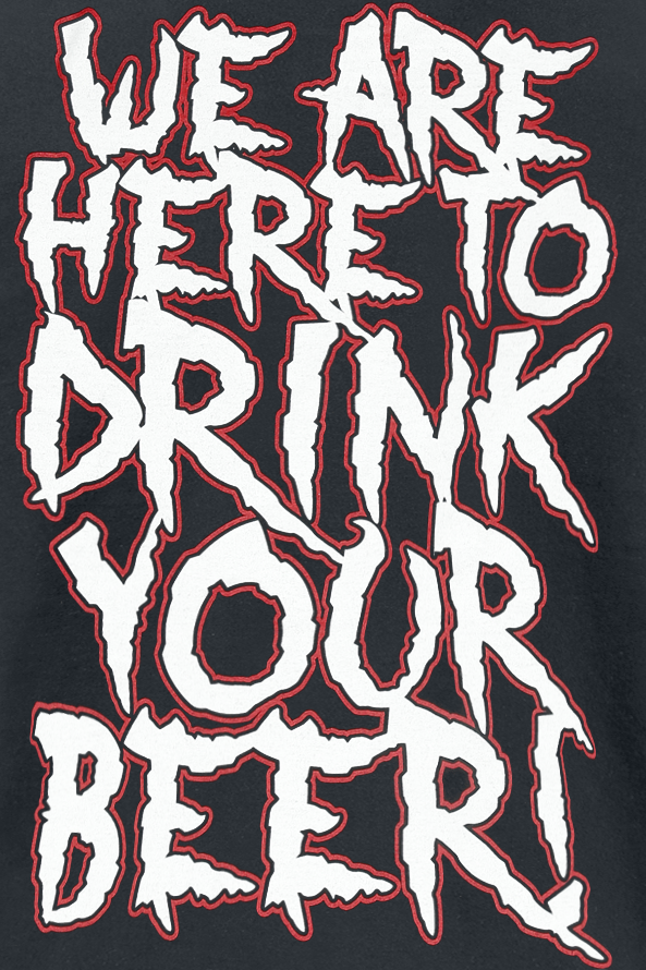 Alestorm We Are Here To Drink Your Beer! T-Shirt schwarz