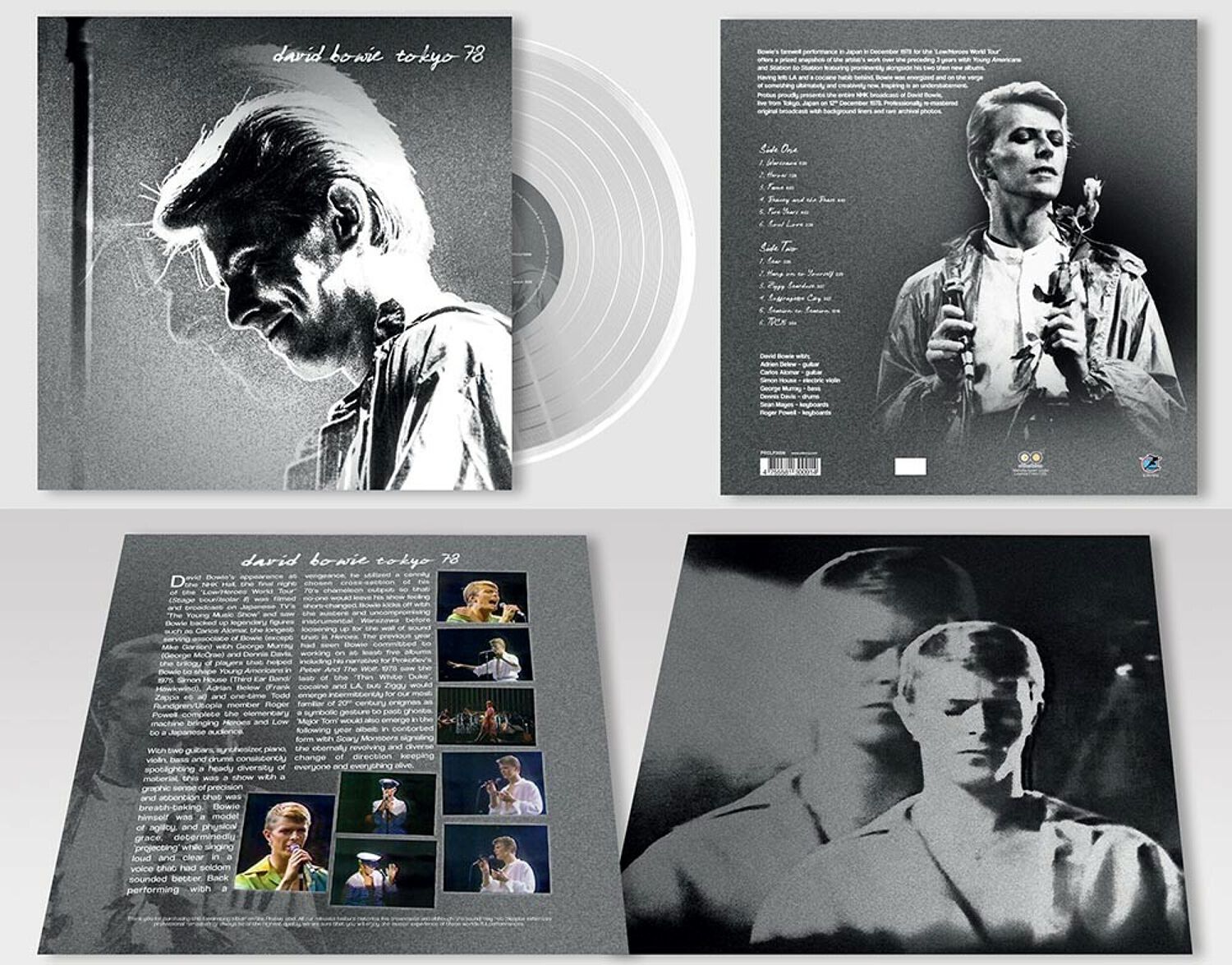 David Bowie Toyko1978 LP white