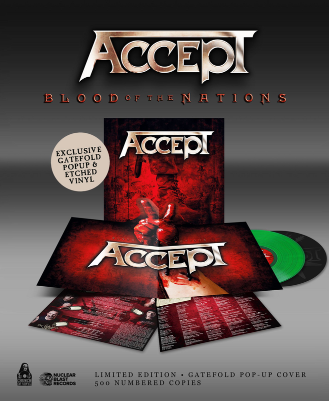 LP  av Accept - Blood of the nations -  -