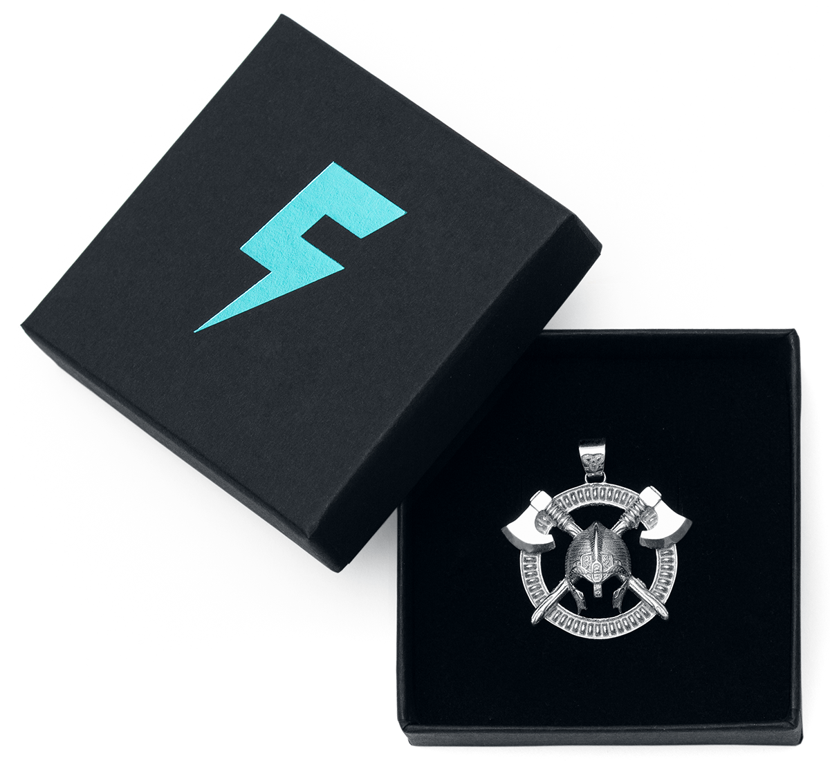 Cloud Factory Celtic Helmet Anhänger silberfarben