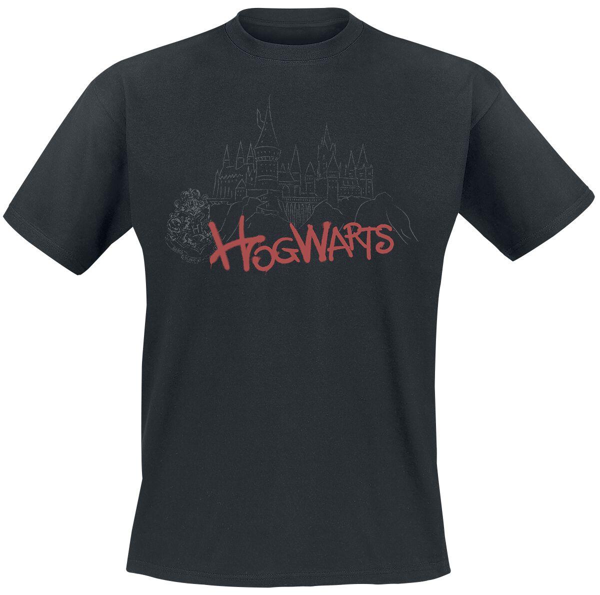 Harry Potter Hogwarts Castle T-Shirt black