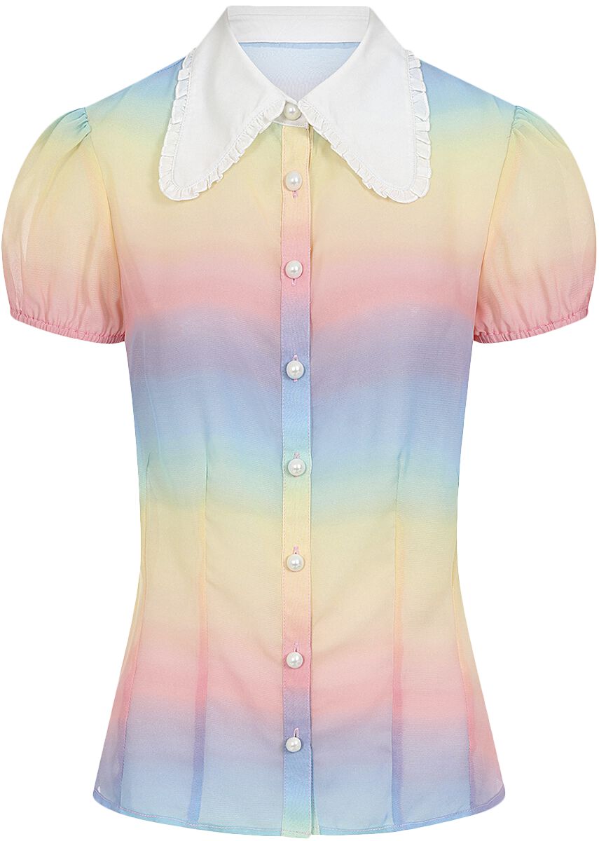 Hell Bunny Halo Blouse Bluse multicolor  - Onlineshop EMP