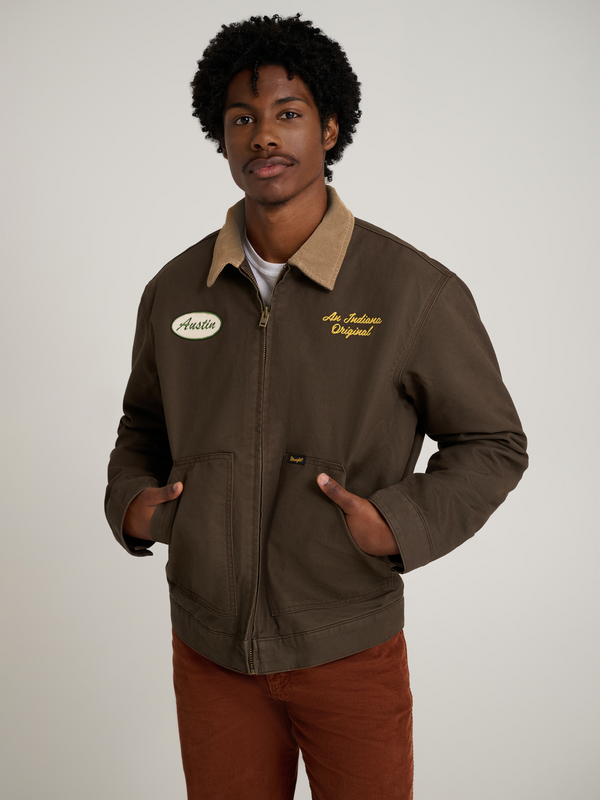 Wrangler  Mid-Season Jackets - Stranger Things Murray Jacket Wren - for Men - brown