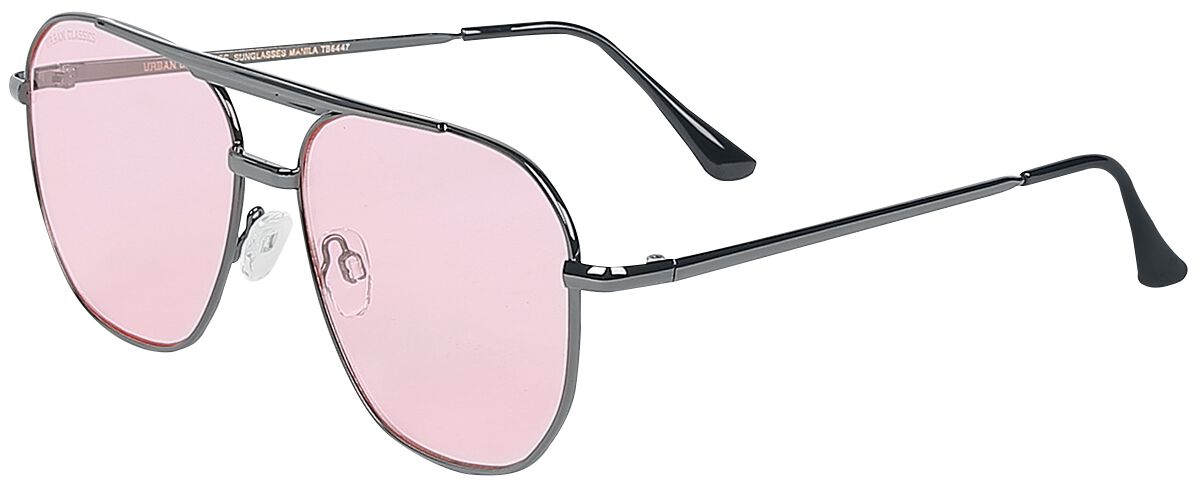 Urban Classics Sonnenbrille Sunglasses Manila pink  - Onlineshop EMP