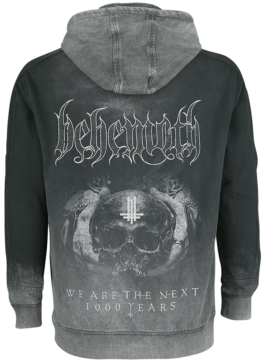 Behemoth We Are The Next 1000 Years Kapuzenjacke schwarz grau
