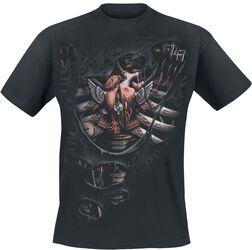 Steam Punk Ripped, Spiral, T-Shirt