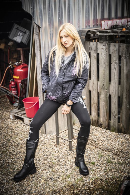 Boots with Buckles and Studs Rock Rebel by EMP Stiefel EMP