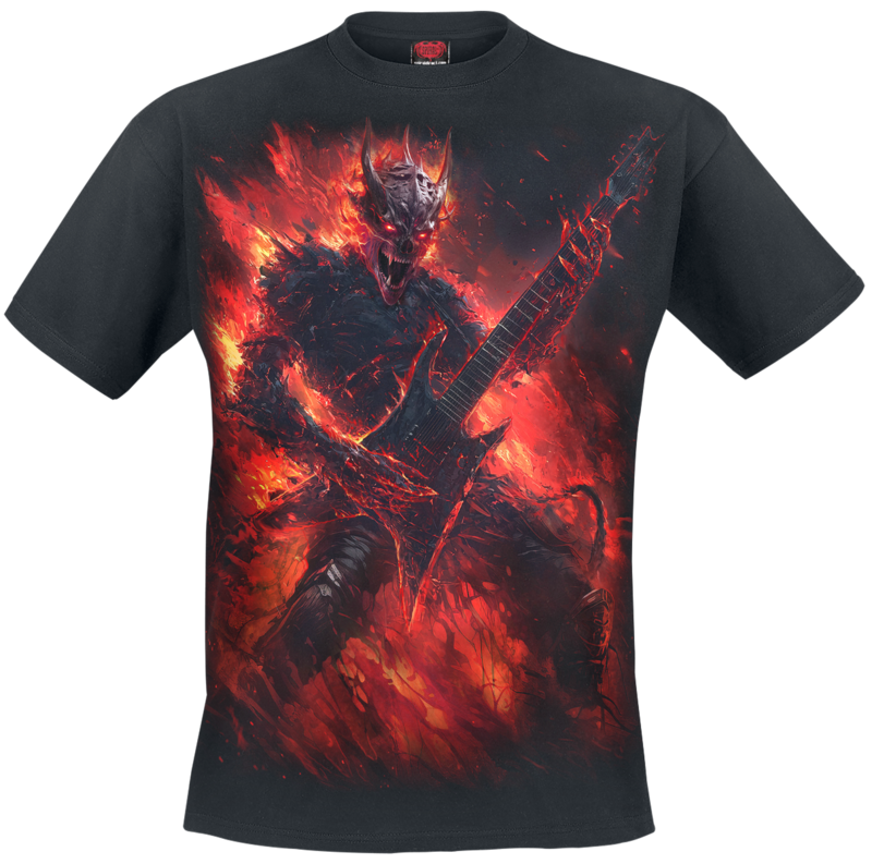 Spiral  T-Shirt - Riff Burner - T-shirt - for Men - black