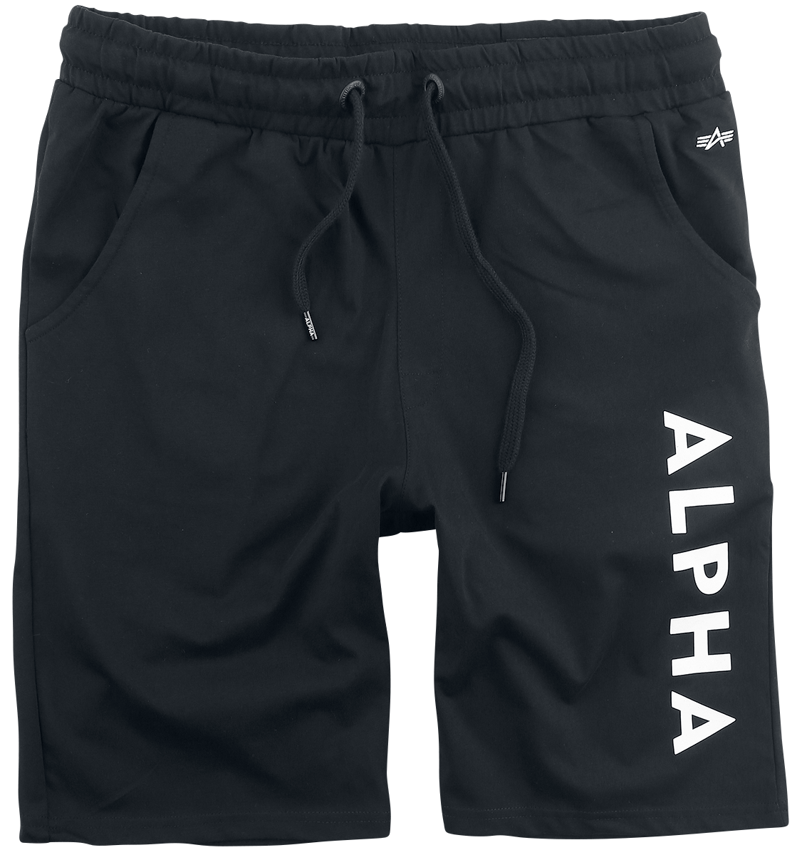 Alpha Industries - Alpha Jersey Short - Short - schwarz