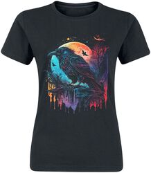 Colourful Crow, Tierisch, T-Shirt