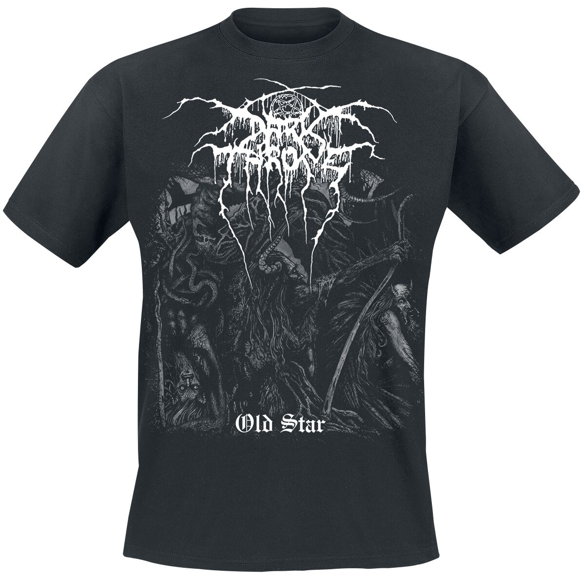 Darkthrone T-Shirt - Old Star - M bis XXL - für Männer - Größe M - schwarz  - Lizenziertes Merchandise!
