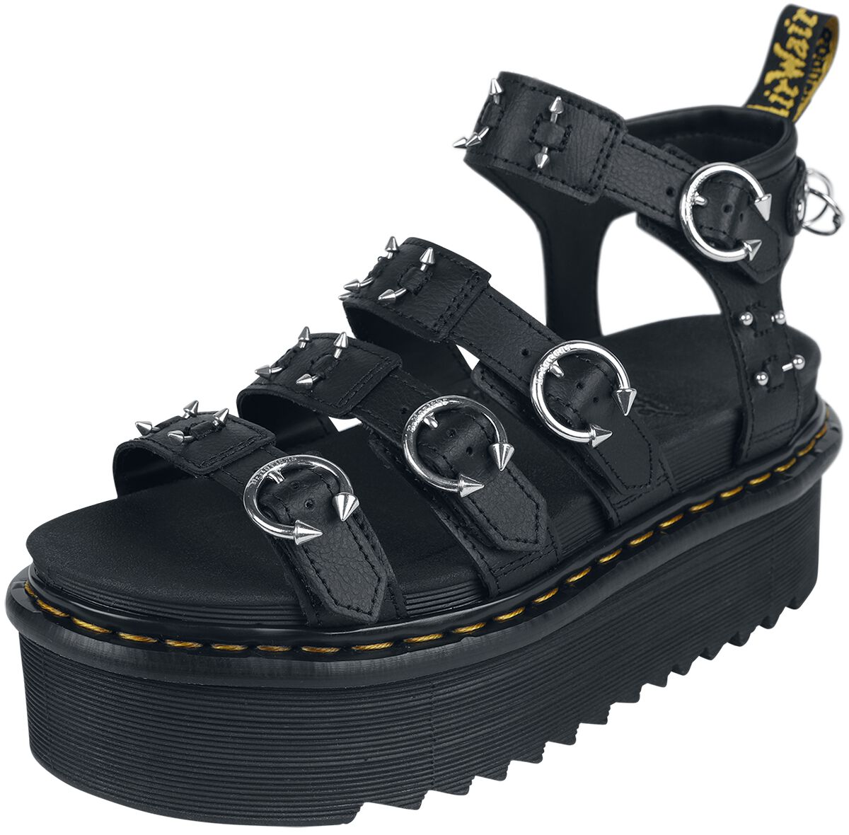 Levně Dr. Martens Blaire Quad HDW - Black Athena sandály černá