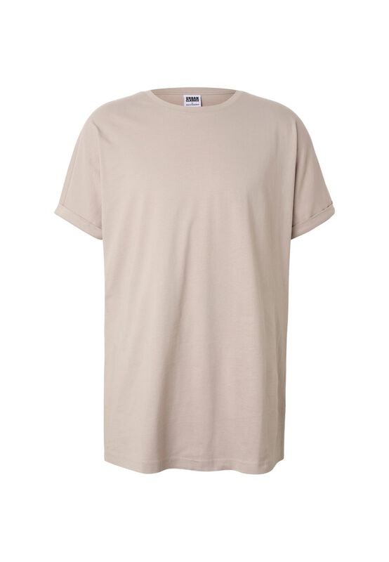 Urban Classics Long Shaped Turnup Tee T-Shirt beige in 3XL