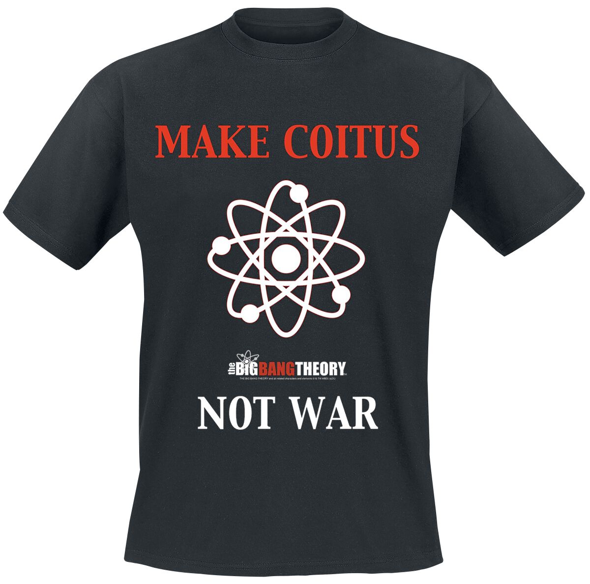 The Big Bang Theory Make Coitus T-Shirt schwarz