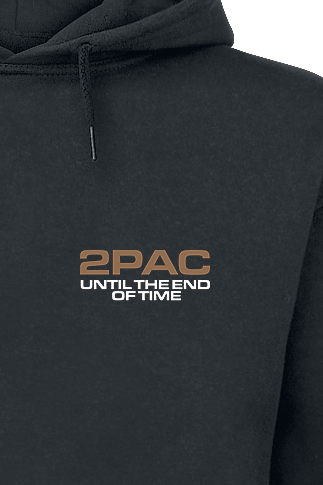 Tupac Shakur Until The End Of Time Kapuzenpullover schwarz