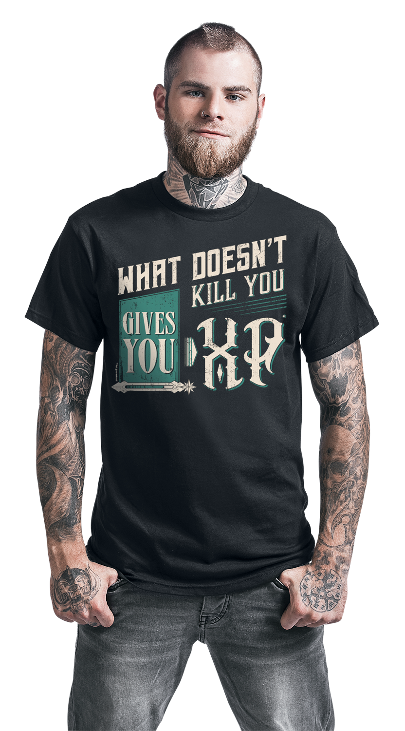 Sprüche What Doesn't Kill You T-Shirt schwarz