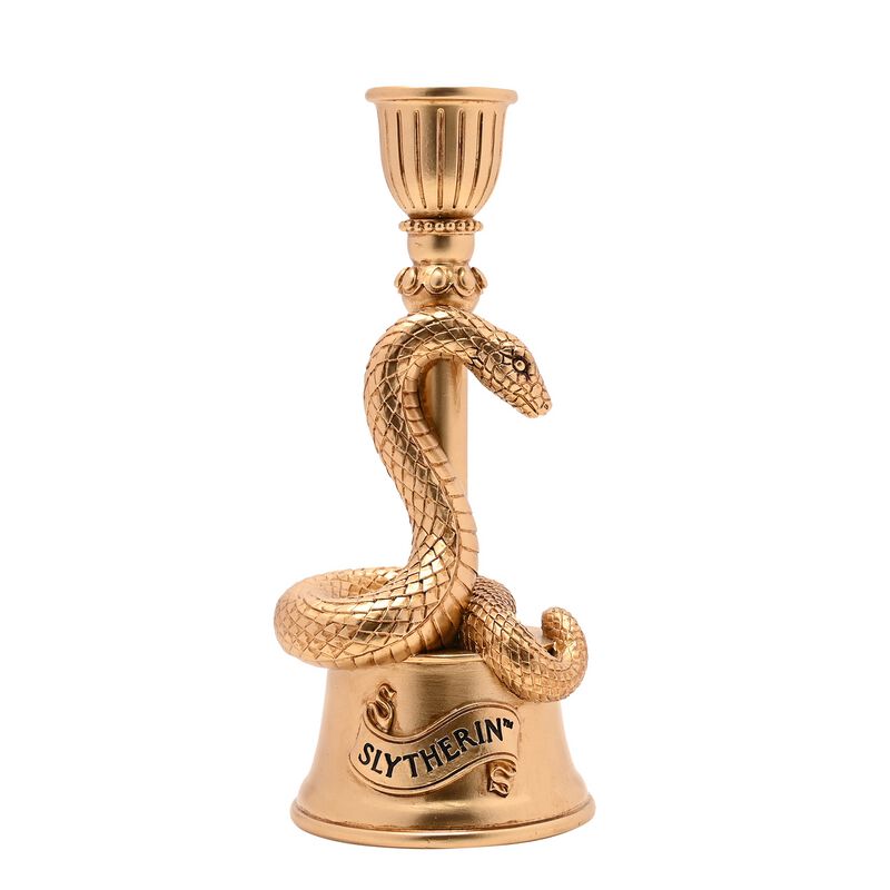 Harry Potter Alumni 3D Candle Holder - Slytherin Snake Unisex Kaarsstandaard - goudkleurig - Standard