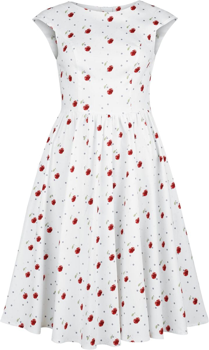 Robe mi-longue Rockabilly de H&R London - Cherry Bloom - Robe - XS à 4XL - pour Femme - multicolore