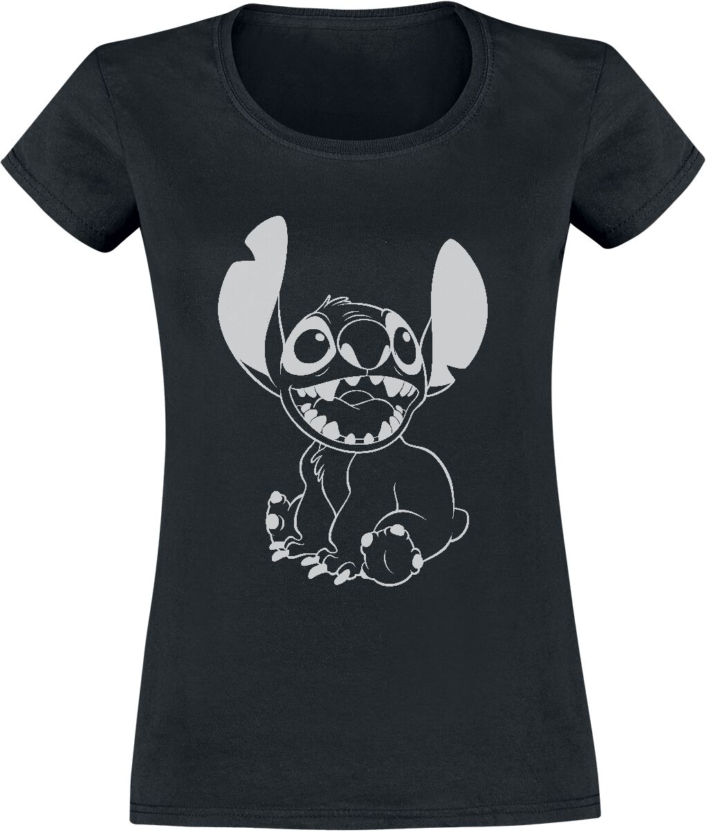 Lilo & Stitch Negative Stitch T-Shirt black