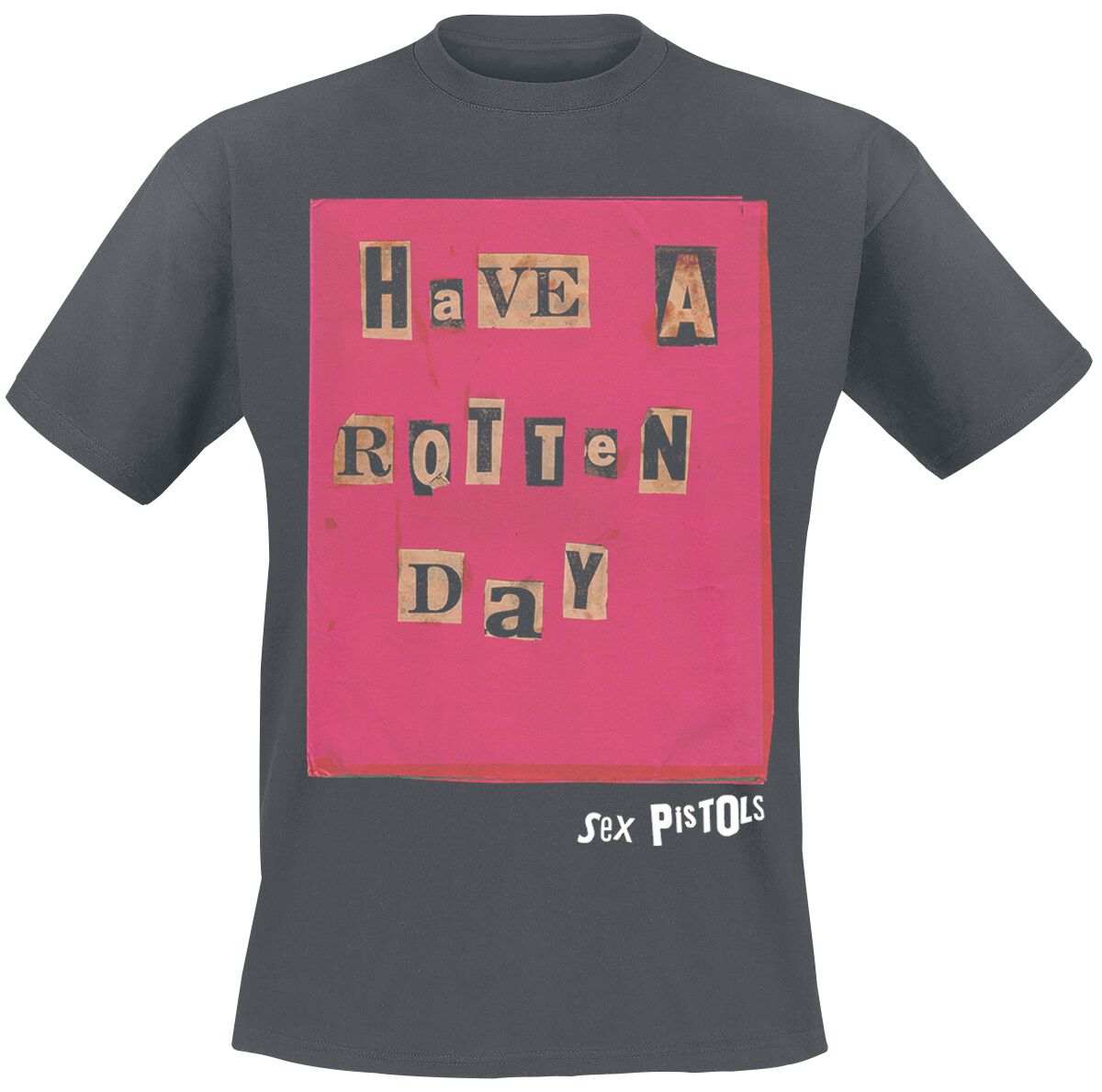 Sex Pistols Rotten Day T-Shirt charcoal