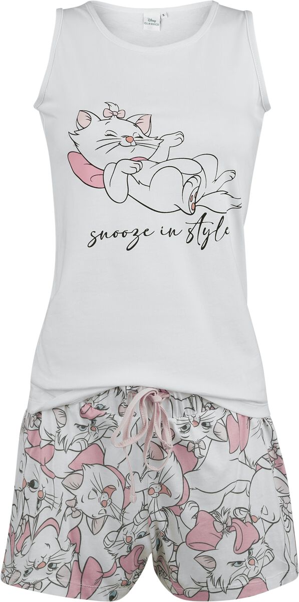 Aristocats - Disney Schlafanzug - Marie - Snooze In Style - S bis 3XL - für Damen - Größe M - multicolor  - EMP exklusives Merchandise!
