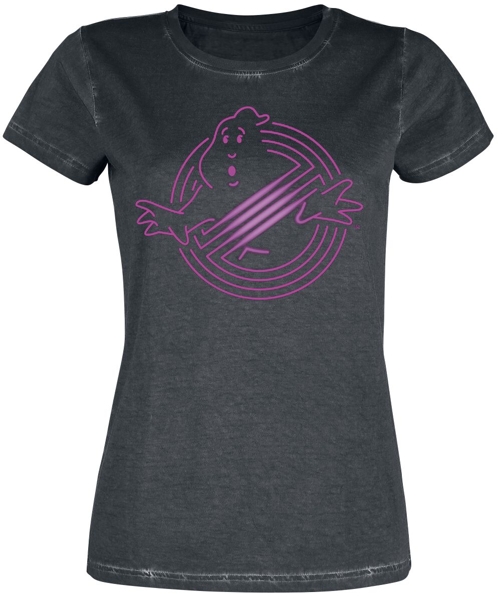 Ghostbusters Pink Logo T-Shirt black