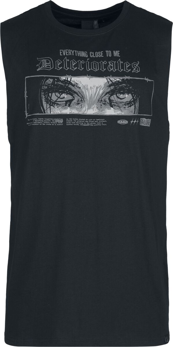 Gothic Tank-Top - Mooncrux Vest - M bis 4XL - für Männer - Größe 3XL - schwarz - Männer - male