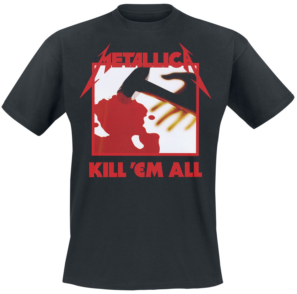 Metallica T-Shirt - Kill `Em All - S bis 4XL - für Männer - Größe S - schwarz  - Lizenziertes Merchandise!