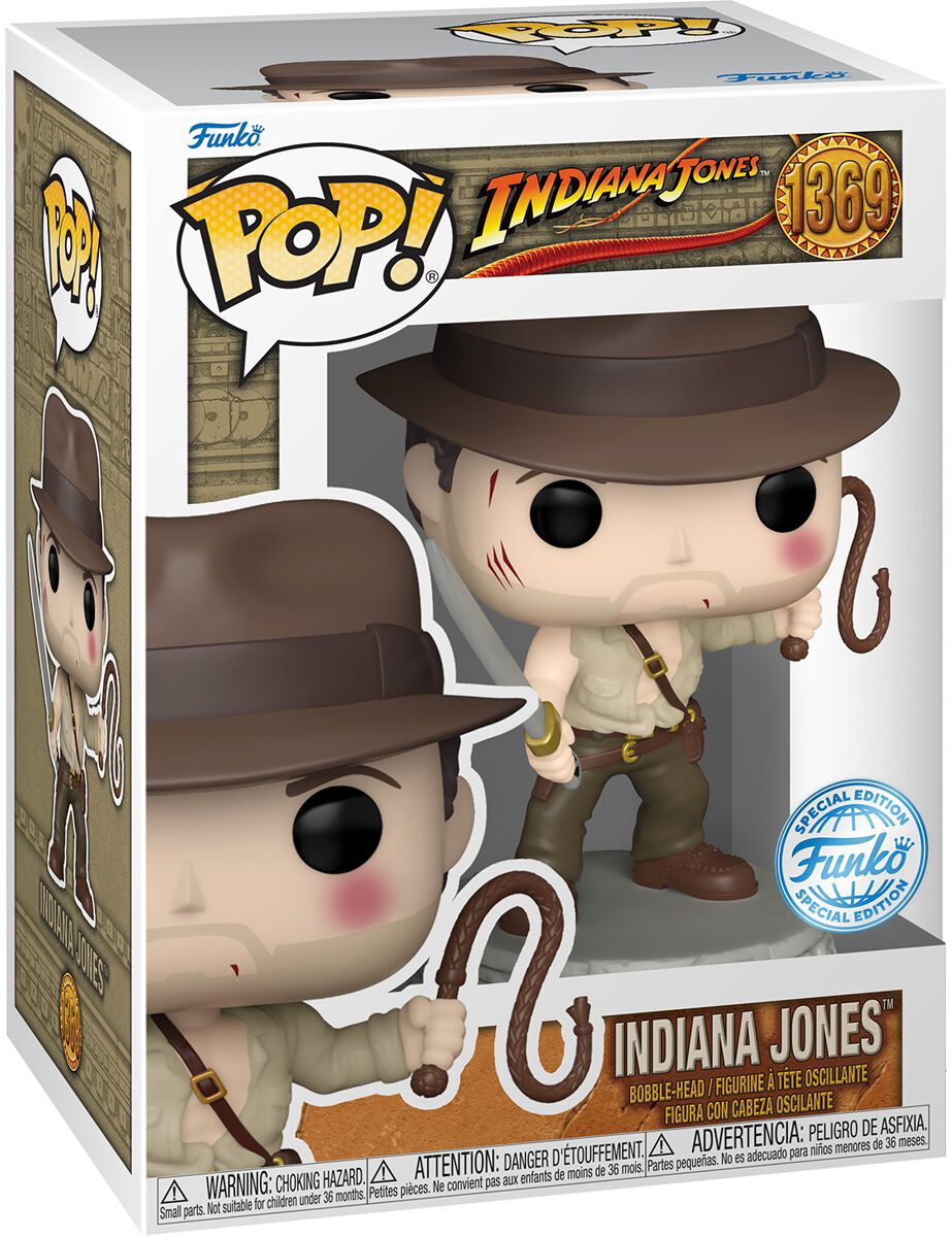 Indiana Jones - Indiana Jones und der Tempel des Todes - Indiana Jones Vinyl Figur 1369 - Funko Pop! Figur - multicolor