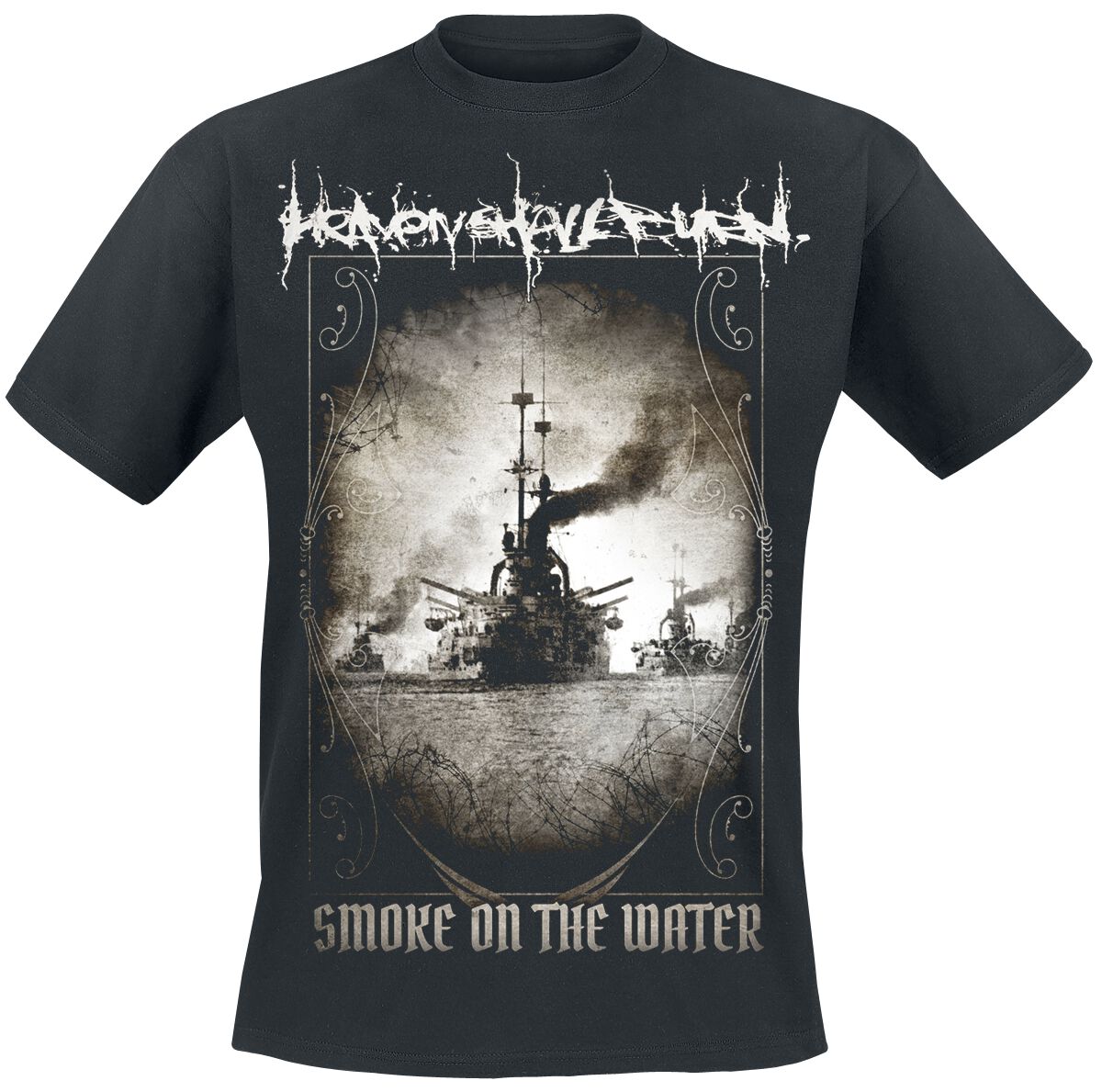 Heaven Shall Burn Smoke On The Water T Shirt schwarz  - Onlineshop EMP