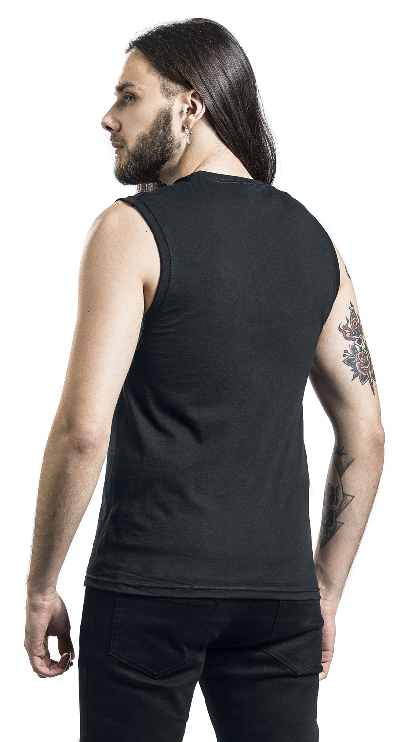 Sprüche Let's Rock Tank-Top schwarz