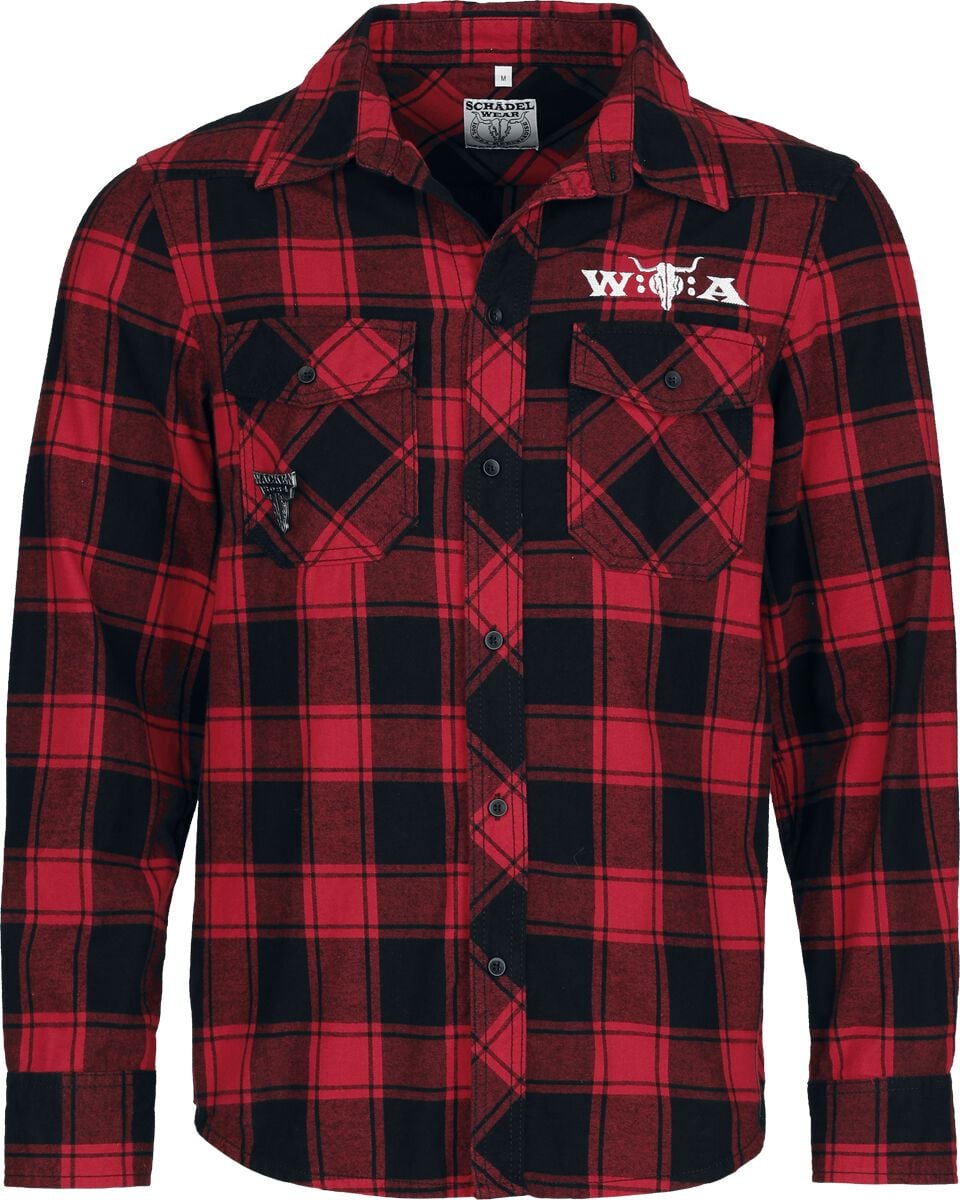 Wacken Open Air Longsleeve - Wacken - S tot 5XL - voor Mannen - rood-zwart