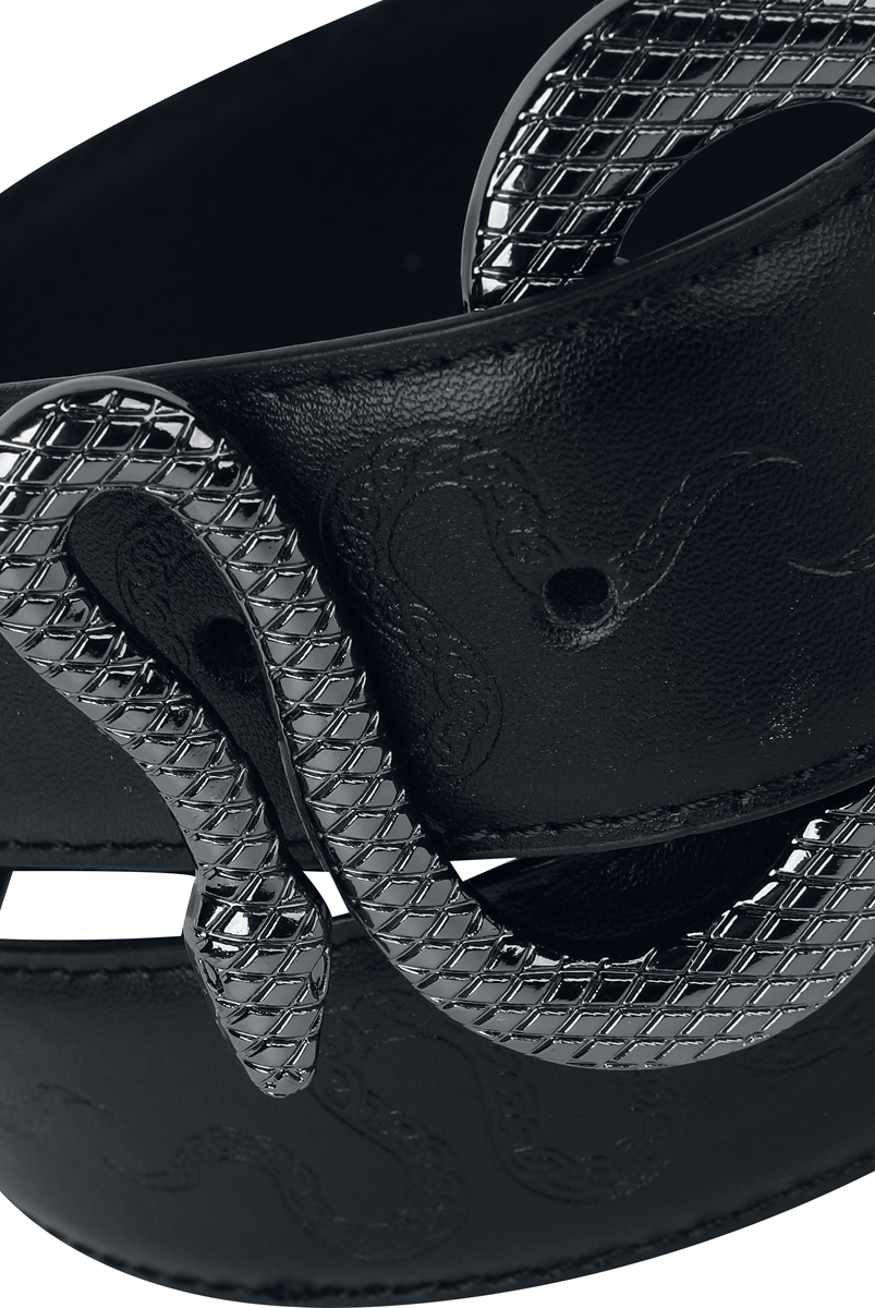 4068143323840 - Celtic Snake Gürtel schwarz