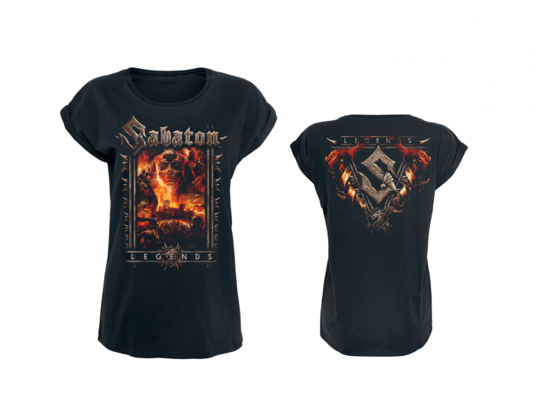 Sabaton  T-Shirt - Legends - for Women - black