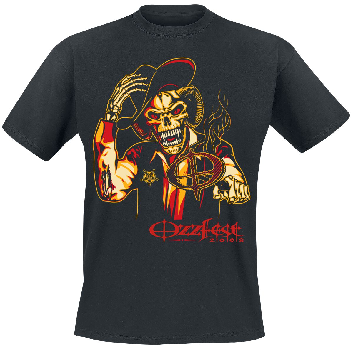 Ozzy Osbourne Ozzfest 2008 Brand T-Shirt schwarz Ozzy Osbourne Ozzfest 2008 Brand T-Shirt schwarz