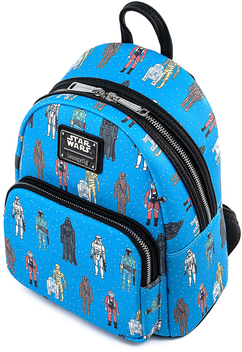 Loungefly Star Wars Action Figures Aop Mini Backpack