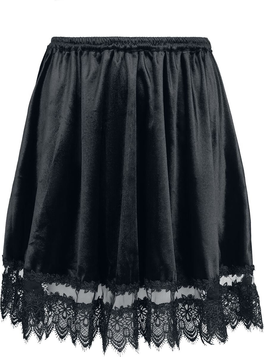 Sinister Gothic - Gothic Kurzer Rock - Gothic Short Skirt - XS bis XXL - für Damen - Größe M - schwarz