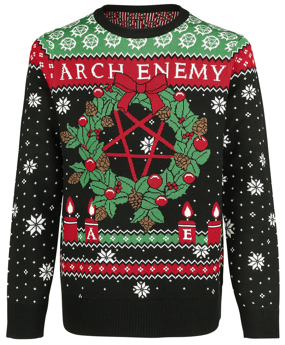Arch Enemy - Holiday Sweater 2019 - Sweatshirt - multicolour image