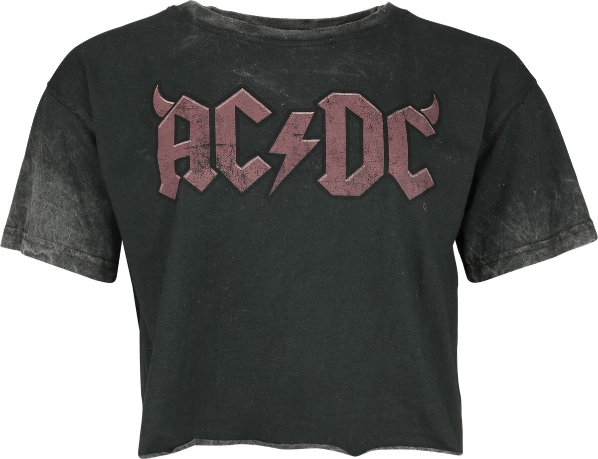 Levně AC/DC Logo Dámské tričko černá