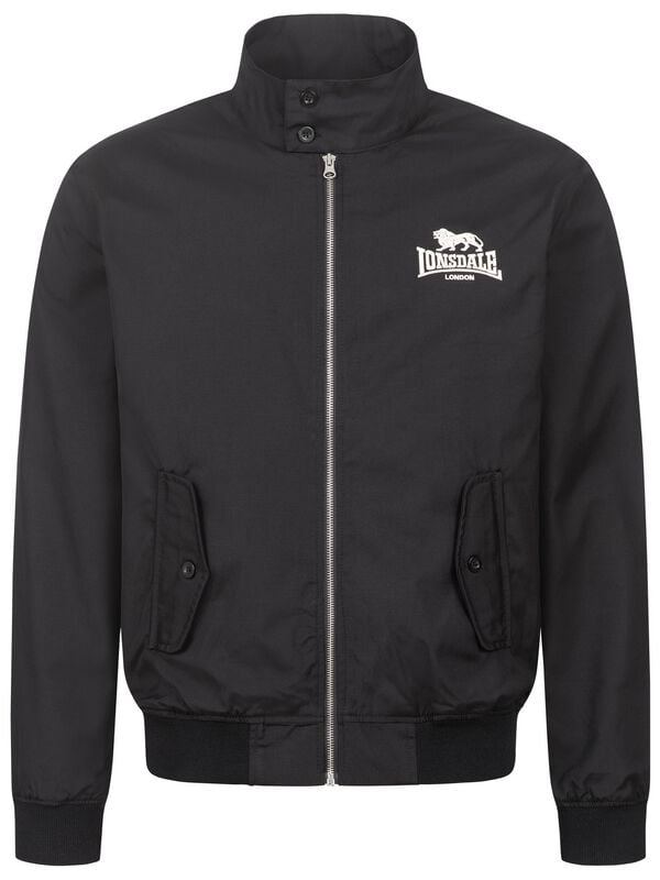 Lonsdale London Übergangsjacke - Classic - S bis 3XL - für Männer - Größe S - schwarz