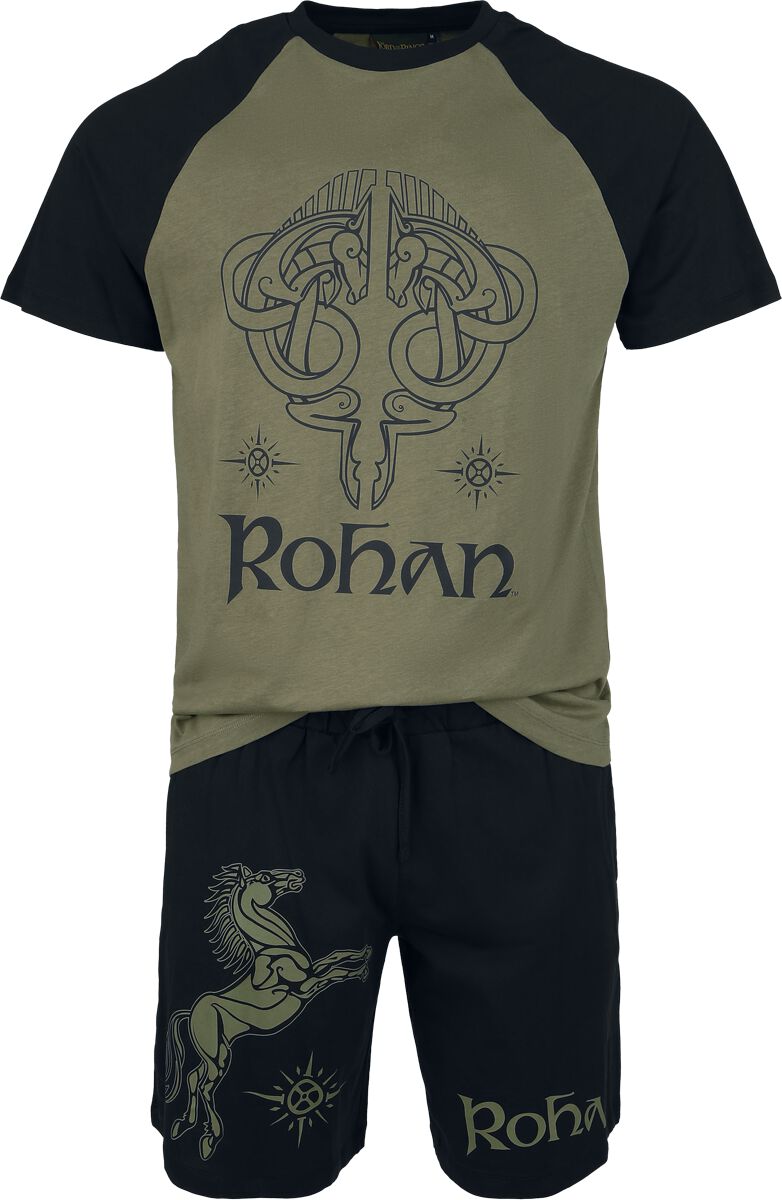 The Lord Of The Rings Pyjama - Rohan - S tot 3XL - voor Mannen - meerkleurig