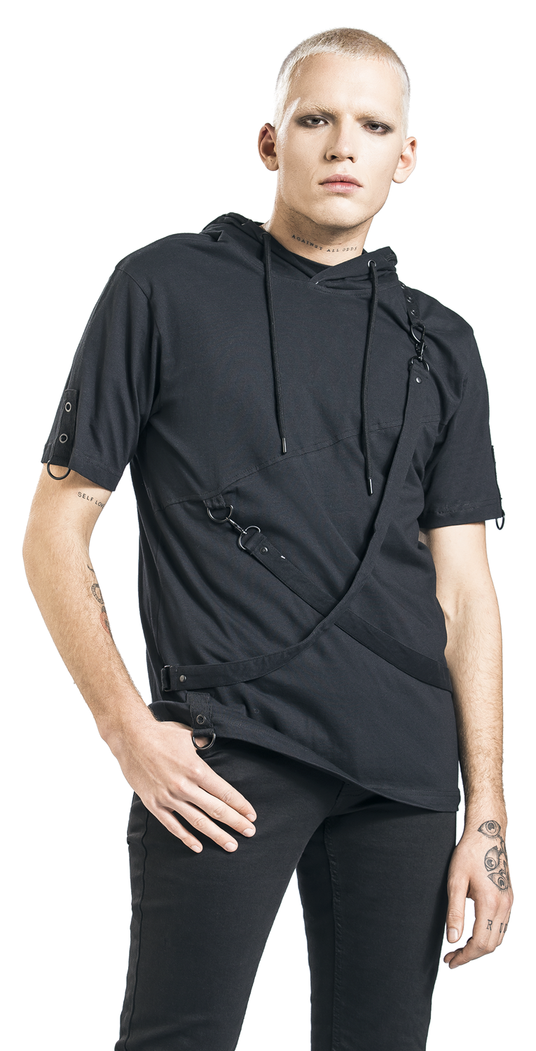 Poizen Industries Lucius Top T-Shirt schwarz