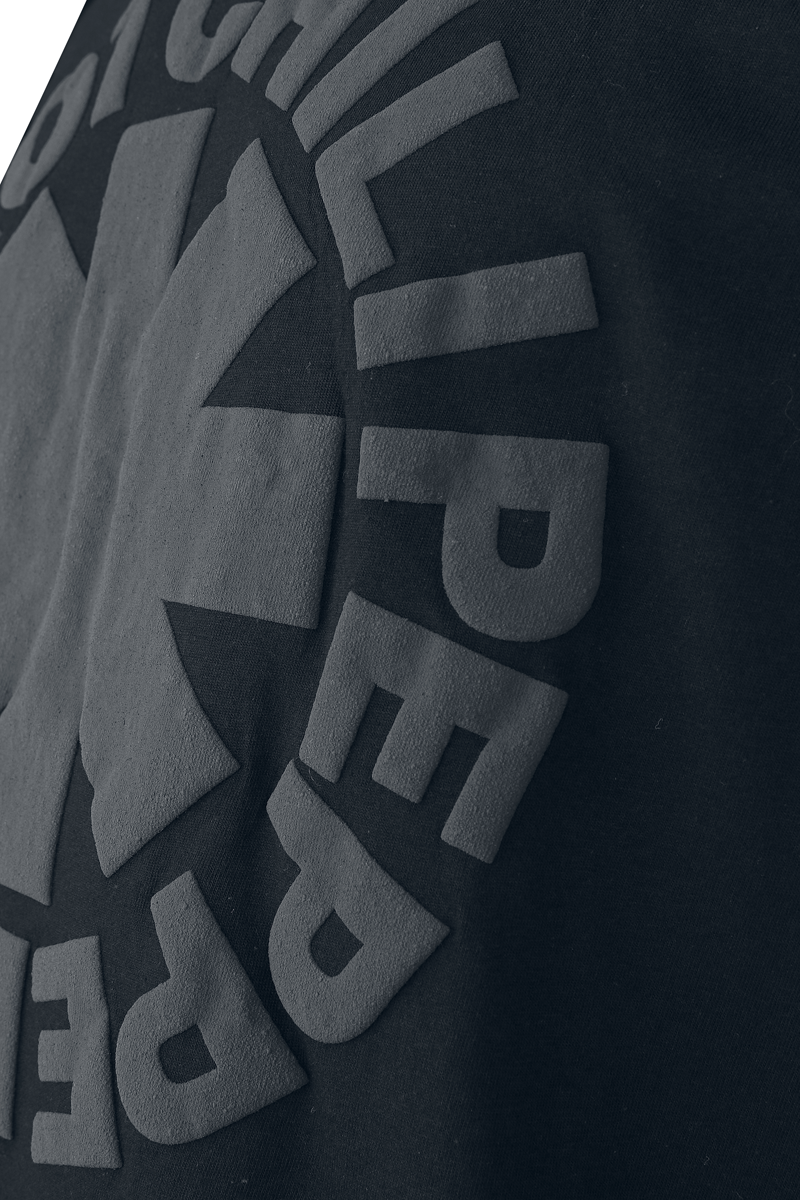 Thumbnail - Red Hot Chili Peppers Classic Logo T-Shirt schwarz in XXL