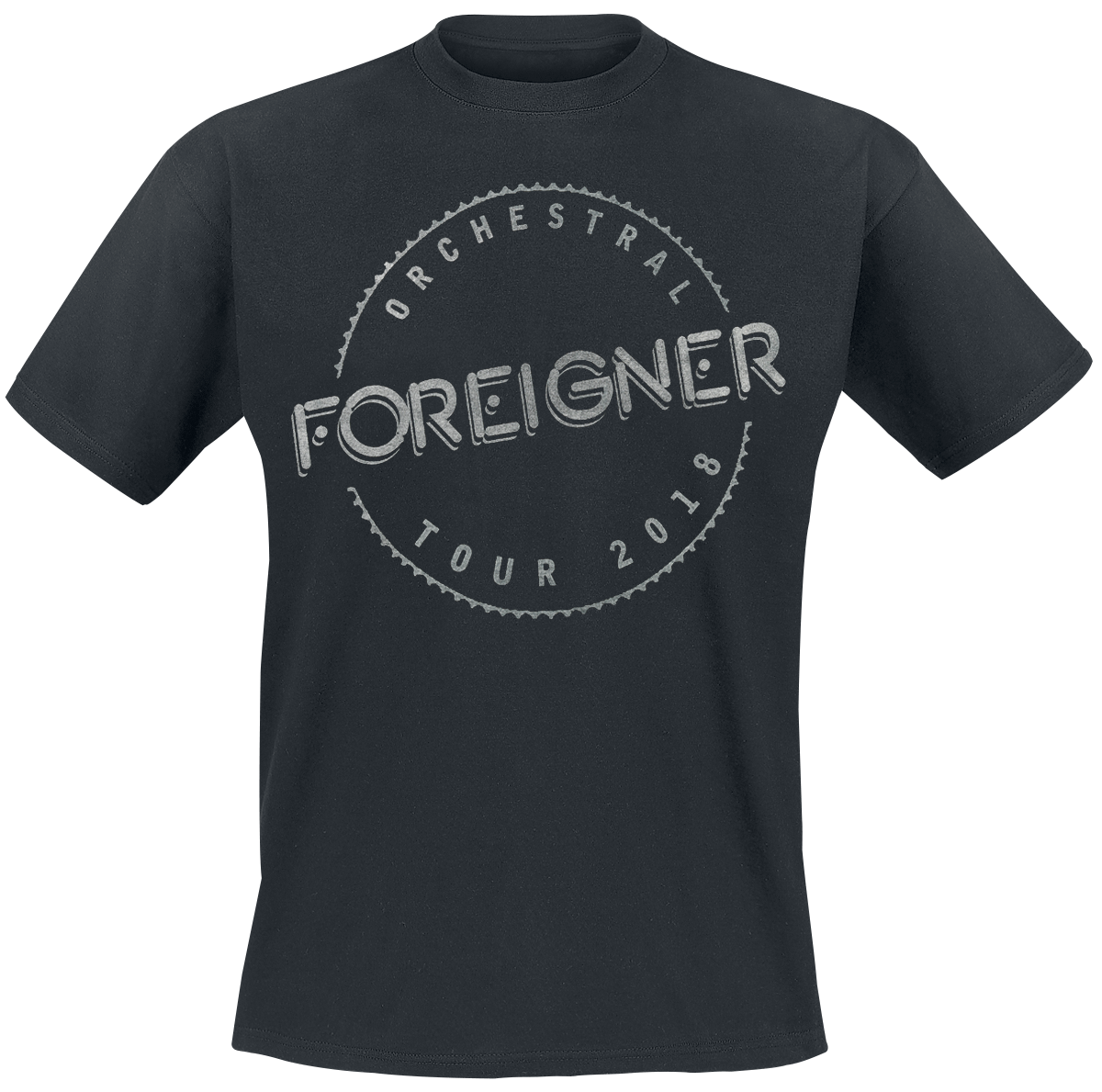 Foreigner - Classic Logo Stamp - T-Shirt - black image