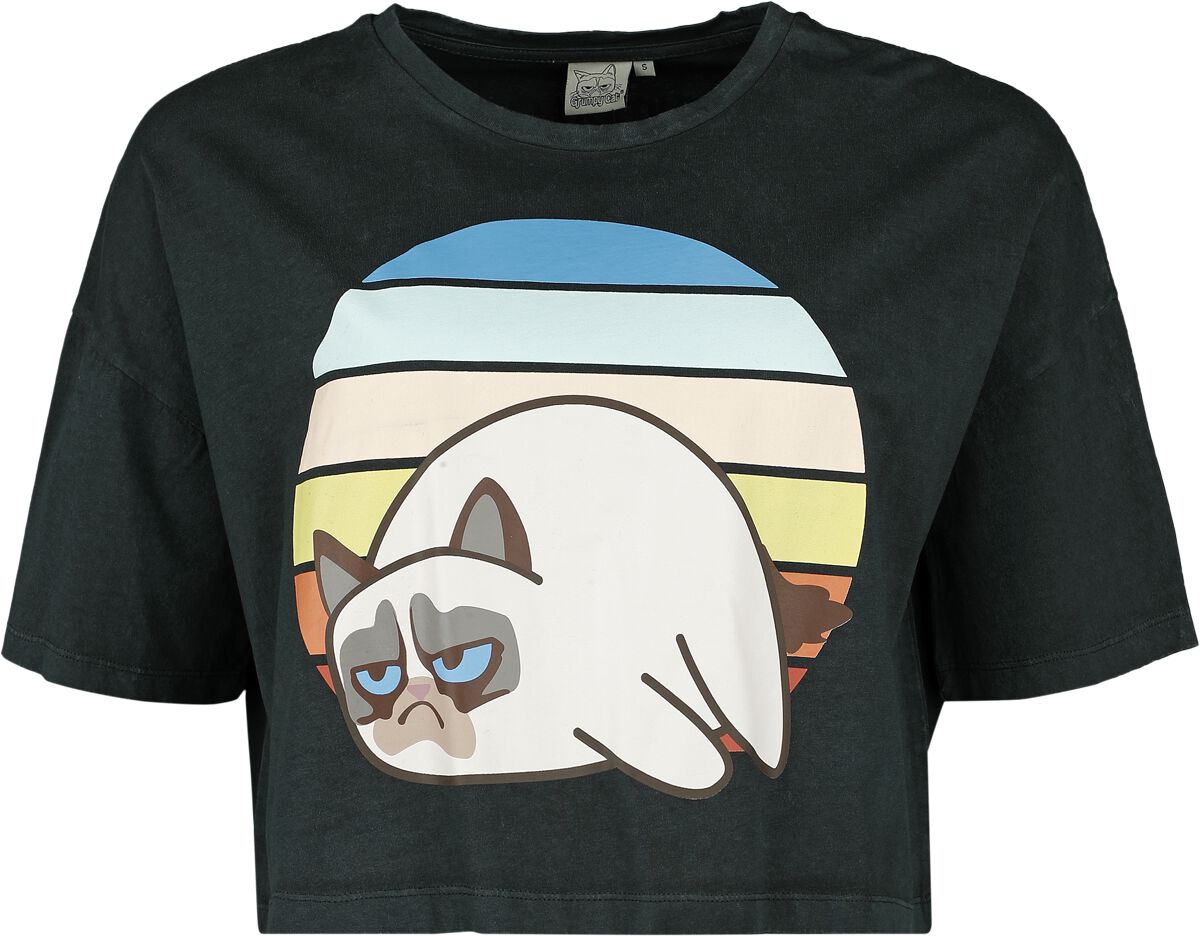 Grumpy Cat Top - Grumpy Sunset - S bis 3XL - für Damen - Größe XXL - multicolor  - EMP exklusives Merchandise!