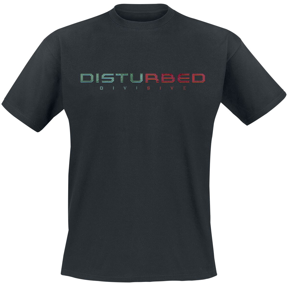 Disturbed T-Shirt - Divisive - S bis XXL - für Männer - Größe S - schwarz  - Lizenziertes Merchandise!