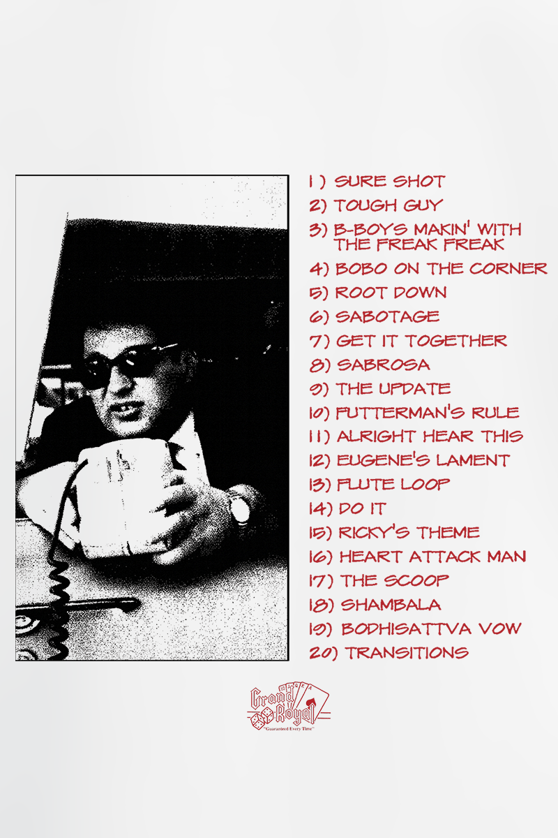 Beastie Boys III Communication Tracklist T-Shirt weiß