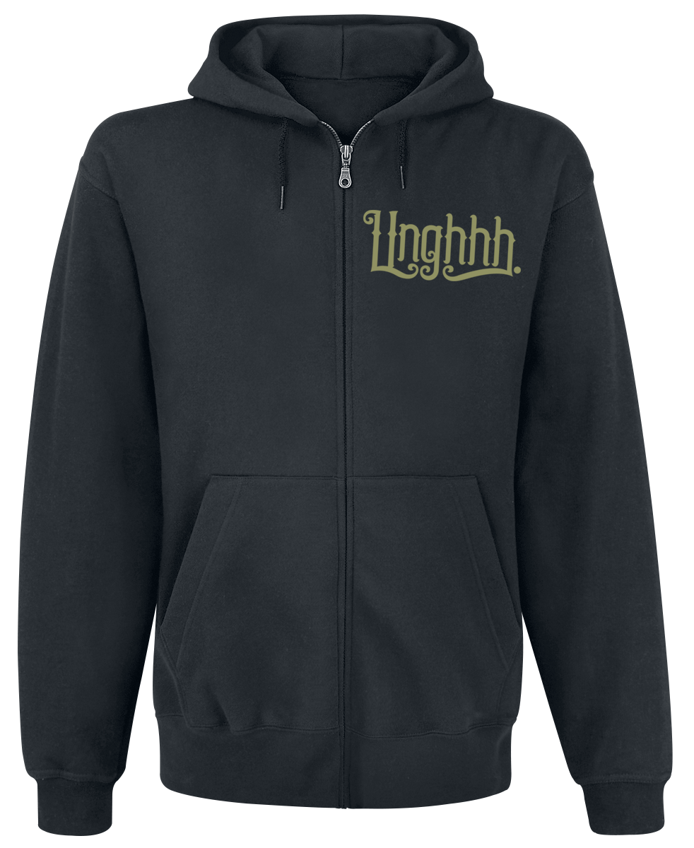 The Addams Family - Unghhh - Hooded zip - black image