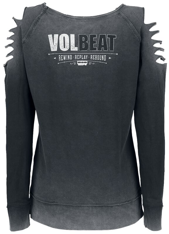 Frauen Bekleidung Bandana Skull | Volbeat Sweatshirt